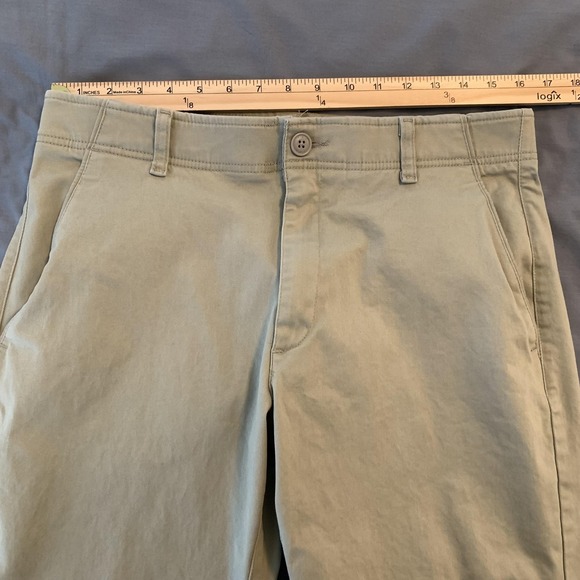 Lee Pants Mens 34x32 Khaki Extreme Comfort Straight Fit Stretch Chino Pants - Picture 4 of 10
